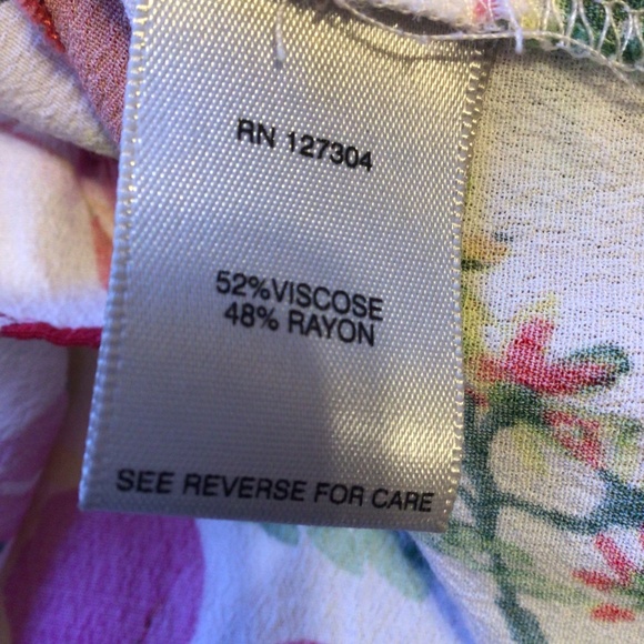 John Mark women’s size XL tunic top patchwork print 3/4 sleeves artsy flowy - Picture 6 of 7